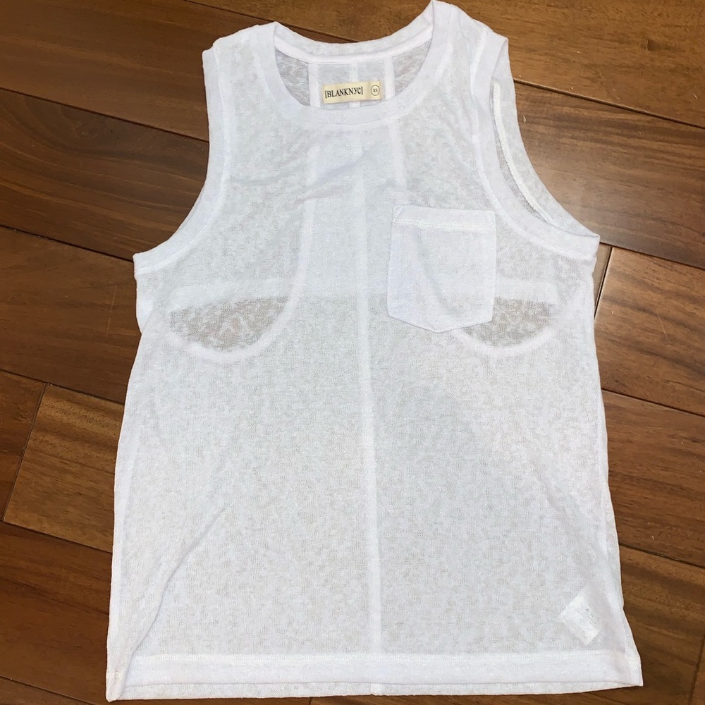 White Blank NYC tank